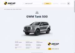 坦克500澳洲ANCAP碰撞获高分，打造五星安全标杆